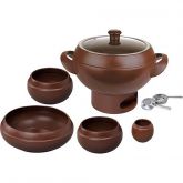 Conjunto de Feijoada em Cerâmica